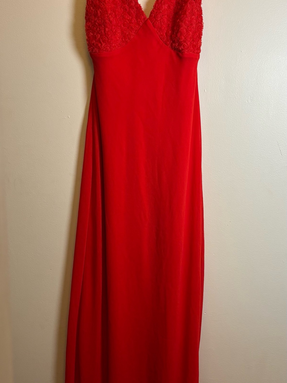 wild fable Red V-Neck Maxi Dress